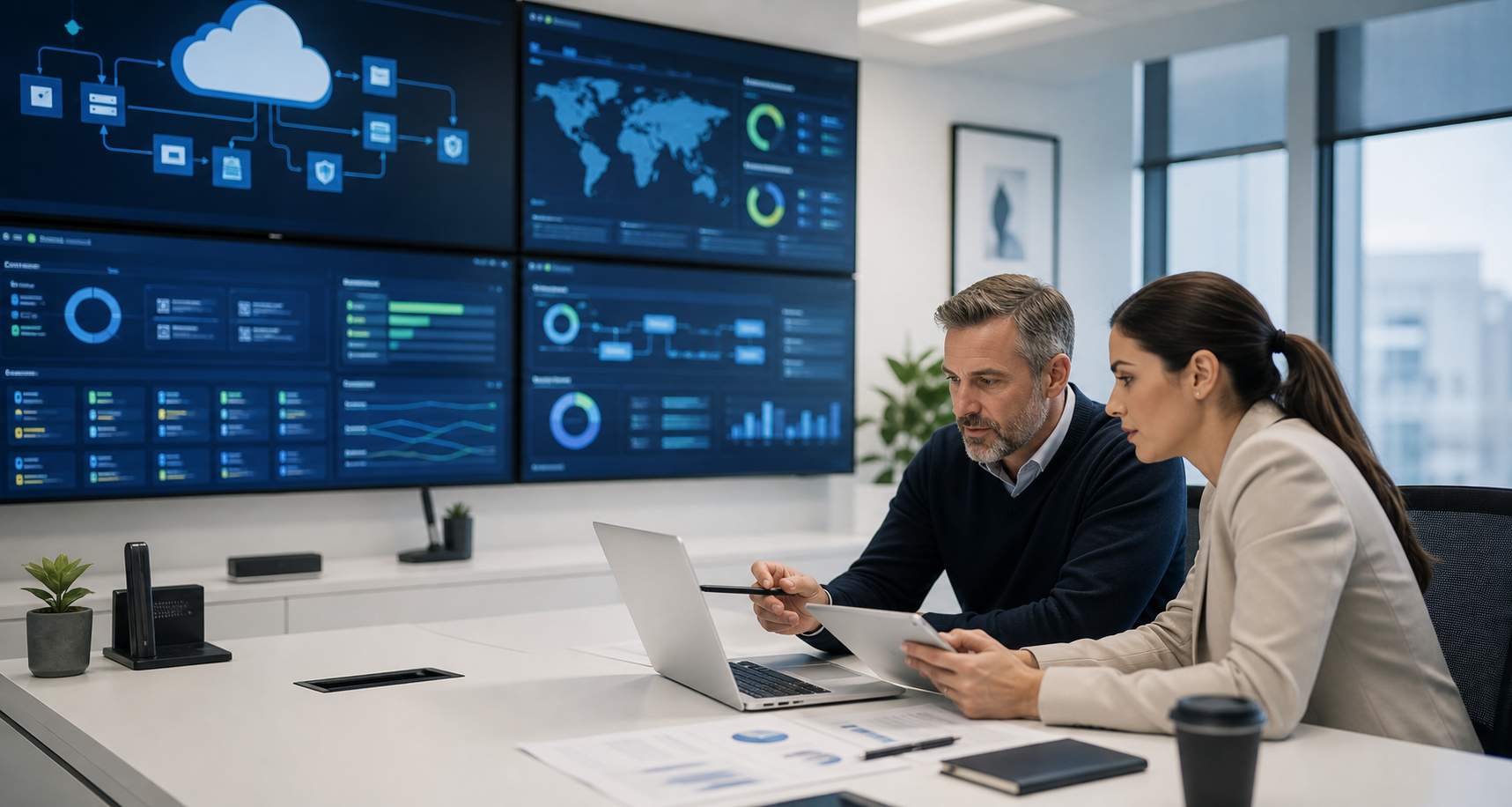 Operations workspace used to plan endpoint, MDR, backup, and recovery decisions