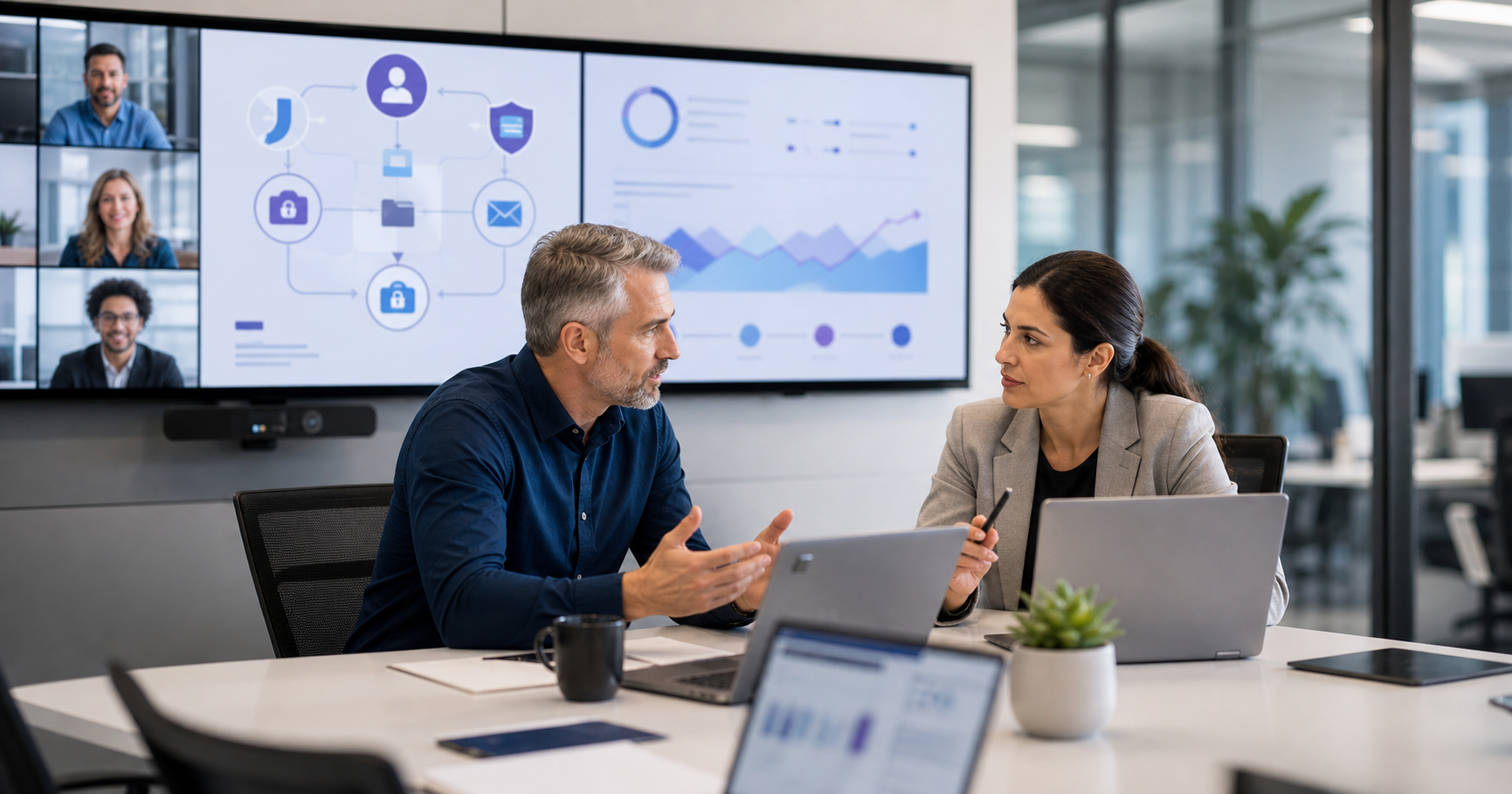 Productivity and identity security planning for collaboration platforms
