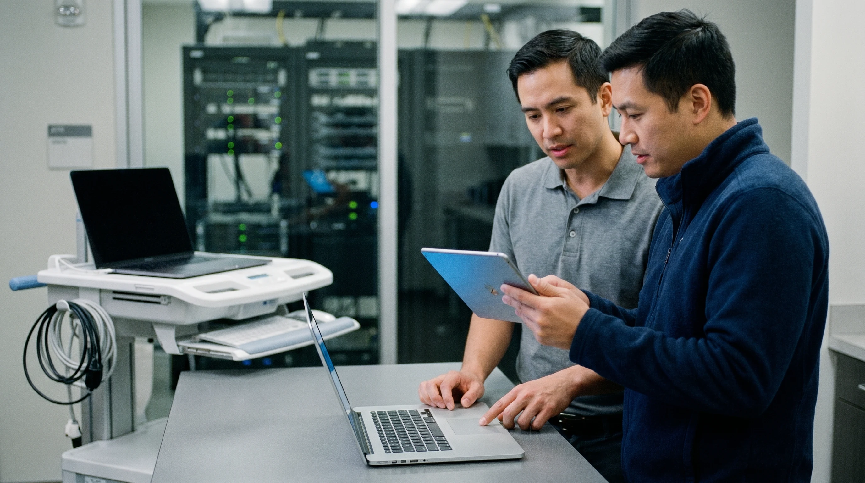 Healthcare technology planning across software, devices, and security